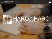 Tablet Screenshot of haroconsultores.com.mx